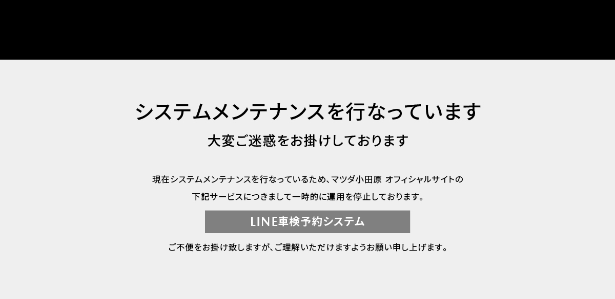 システムメンテナンスを行なっています