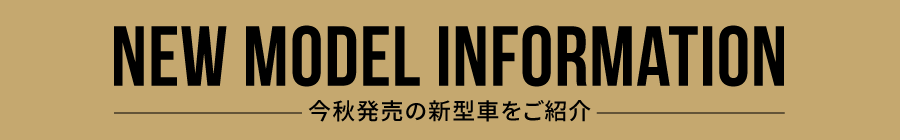 NEW MODEL INFORMATION